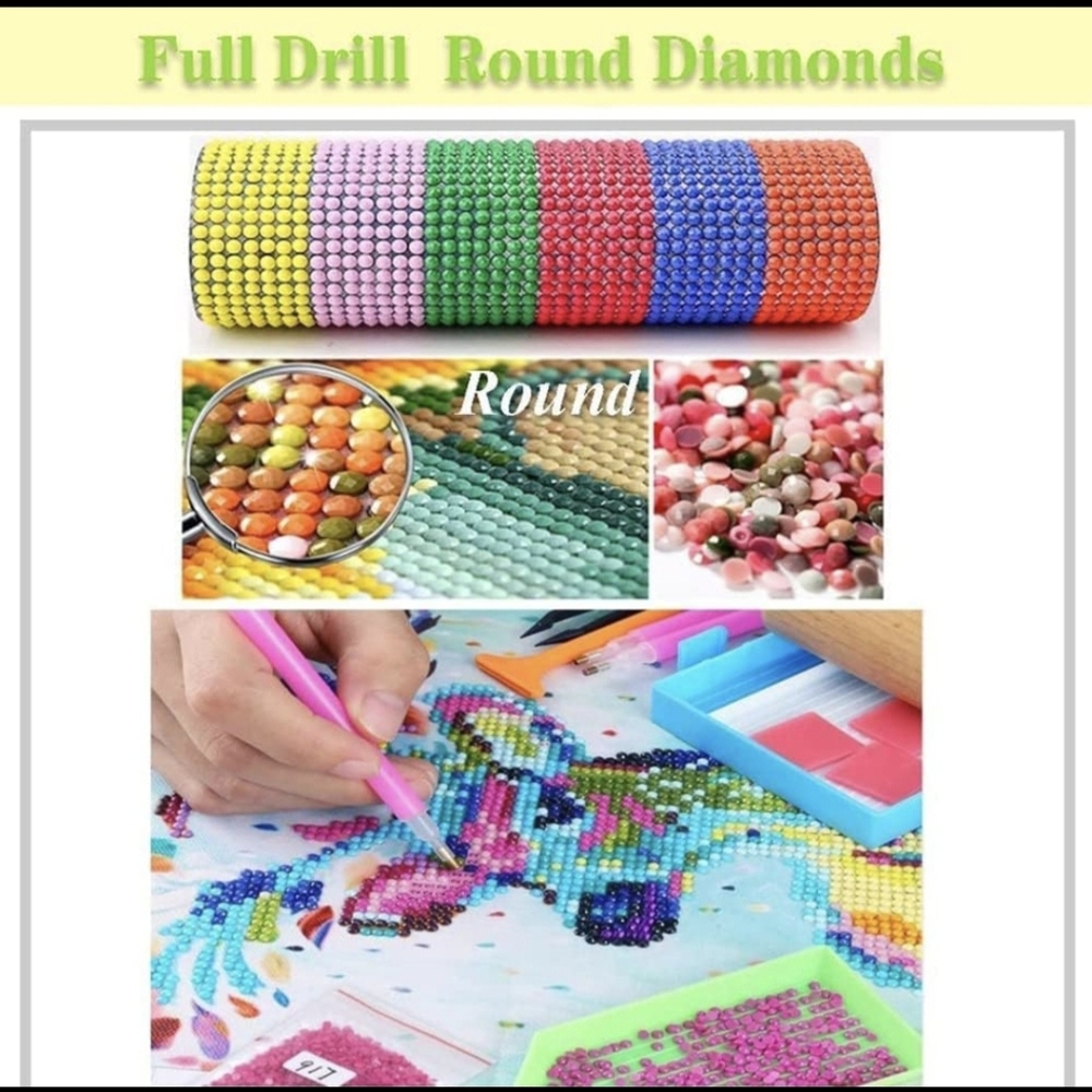 Neon Lightning Storm 5D Diamond Painting Kit New - Picture 4 of 6